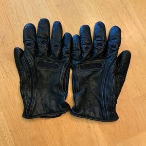 Bionic Leather Biker Gloves